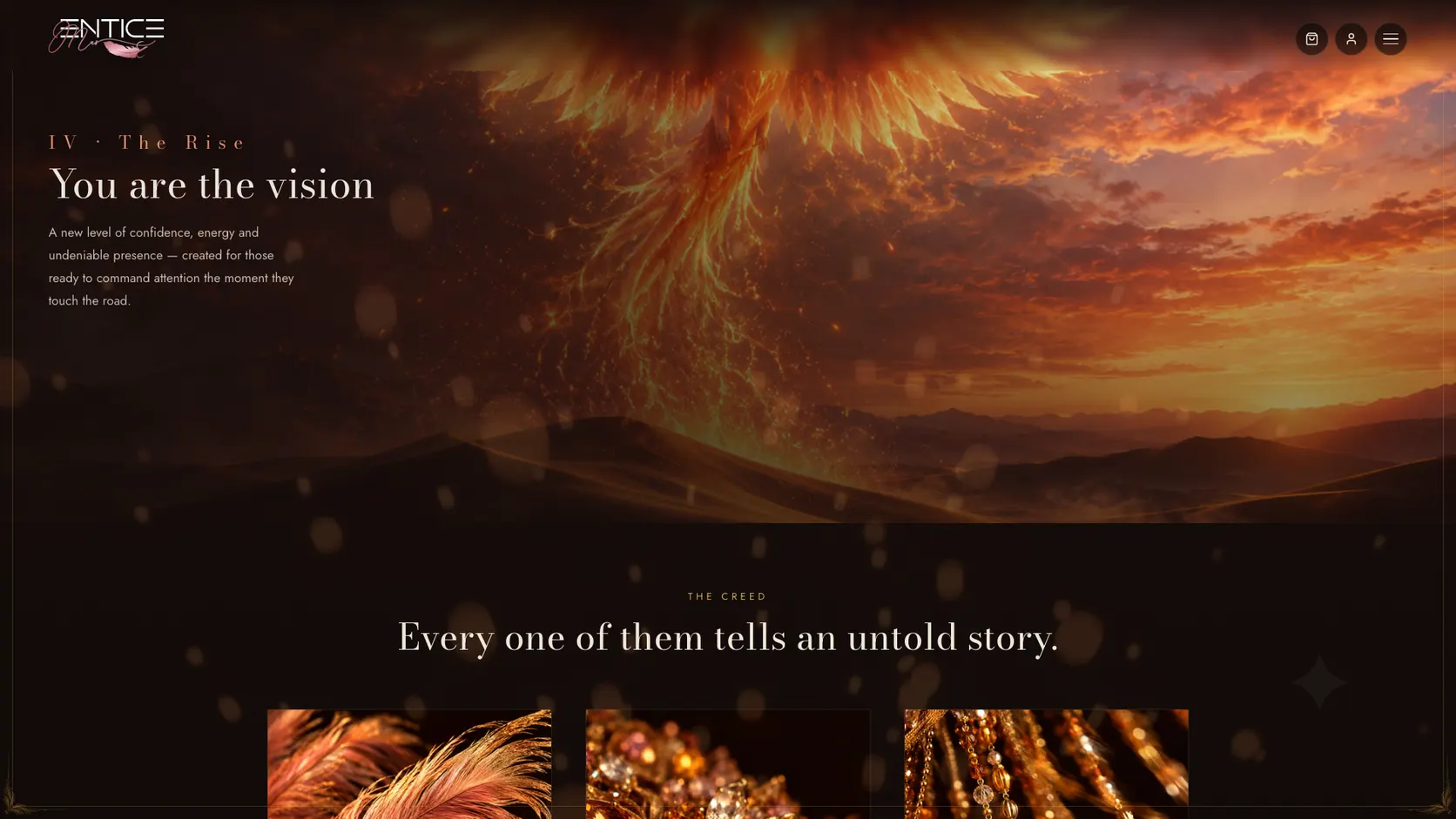 Genesis — the phoenix over the dunes