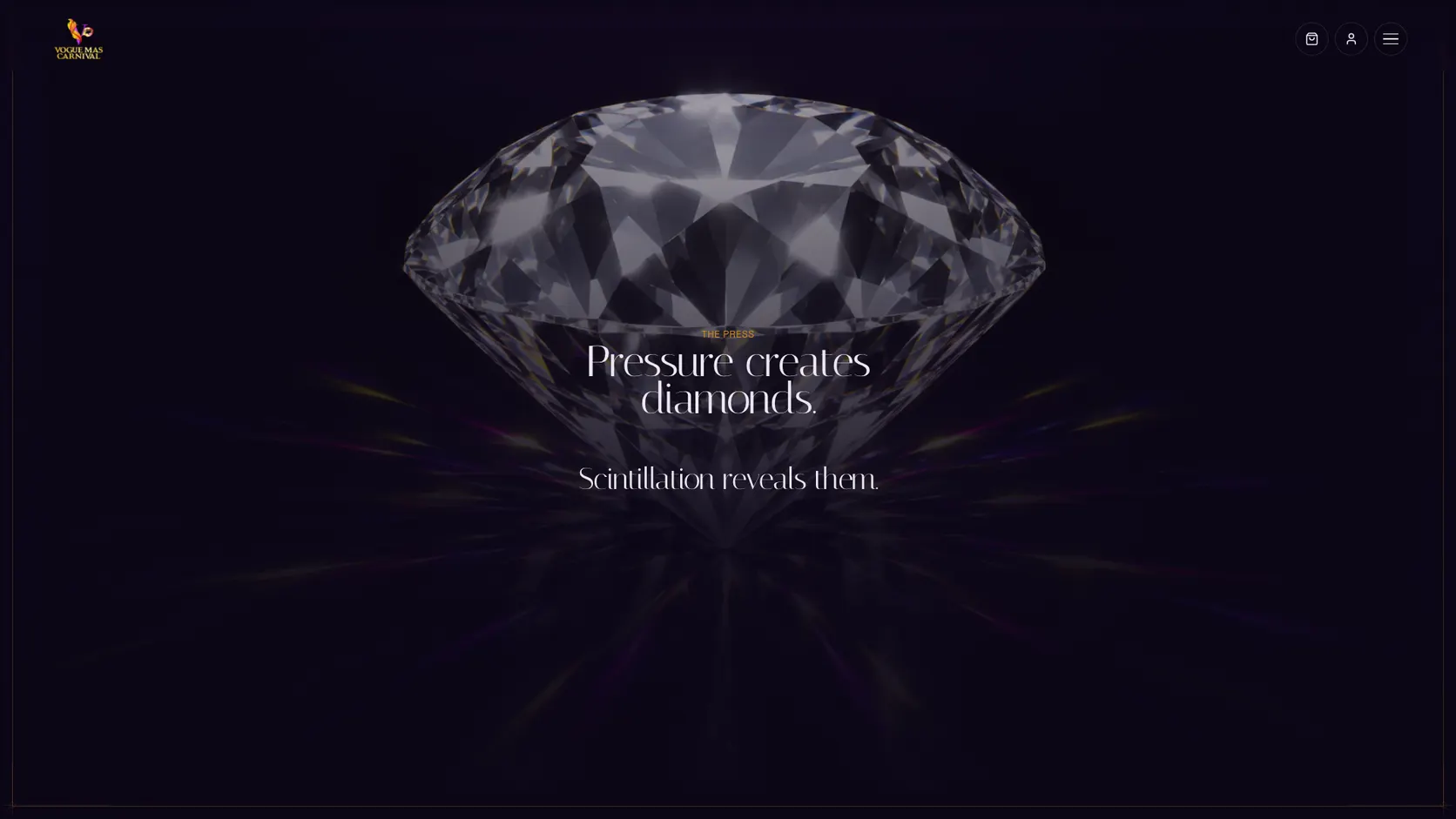 Scintillation — the diamond