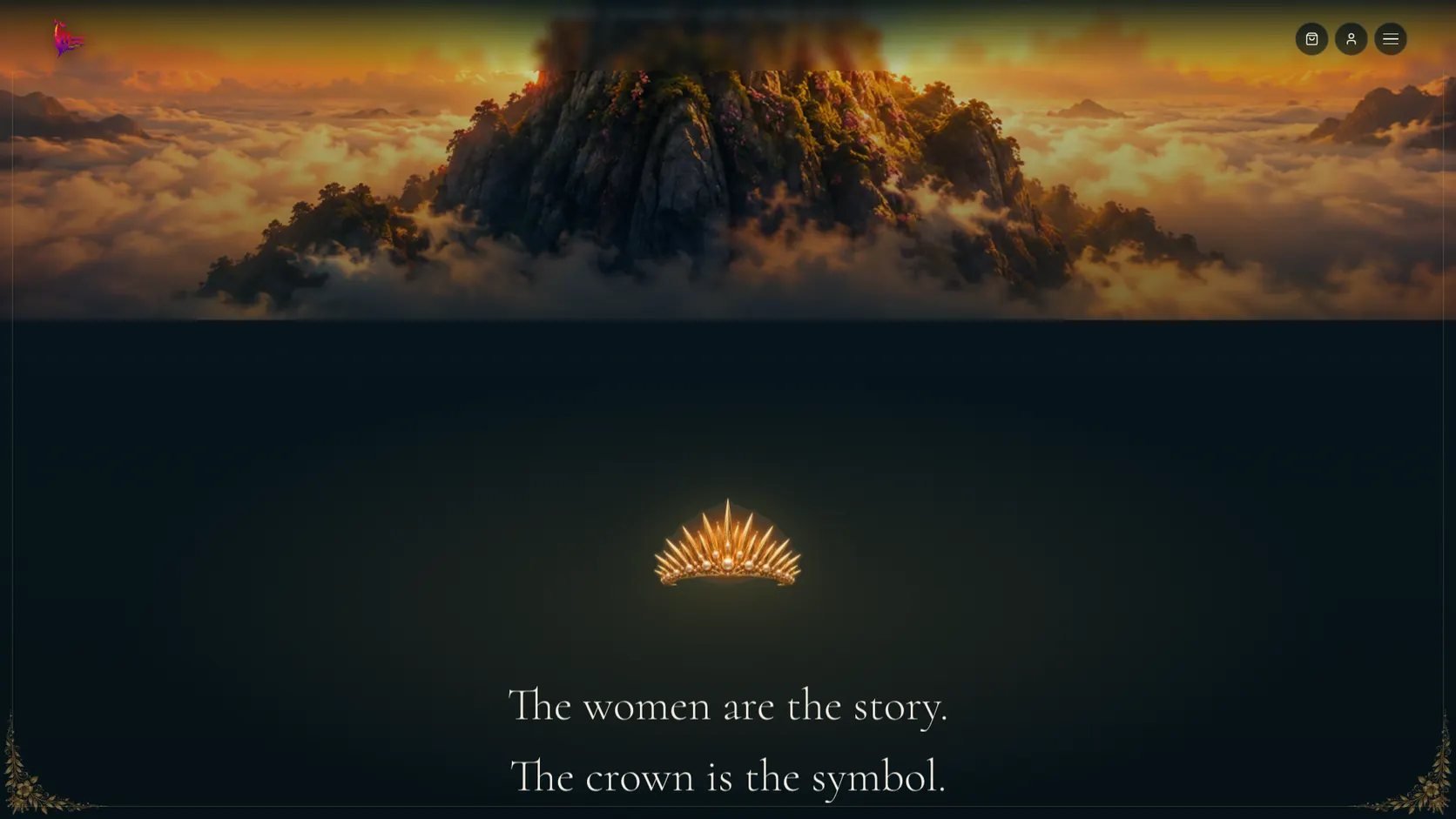 She Reigns — the crown of the mountain at sunset